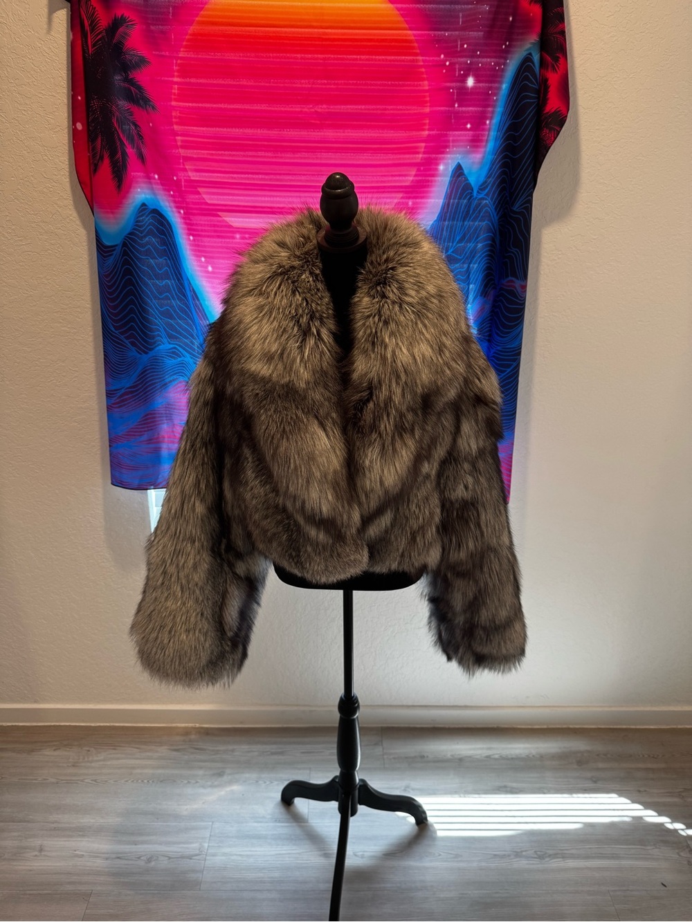 Silver Fox fur bolero